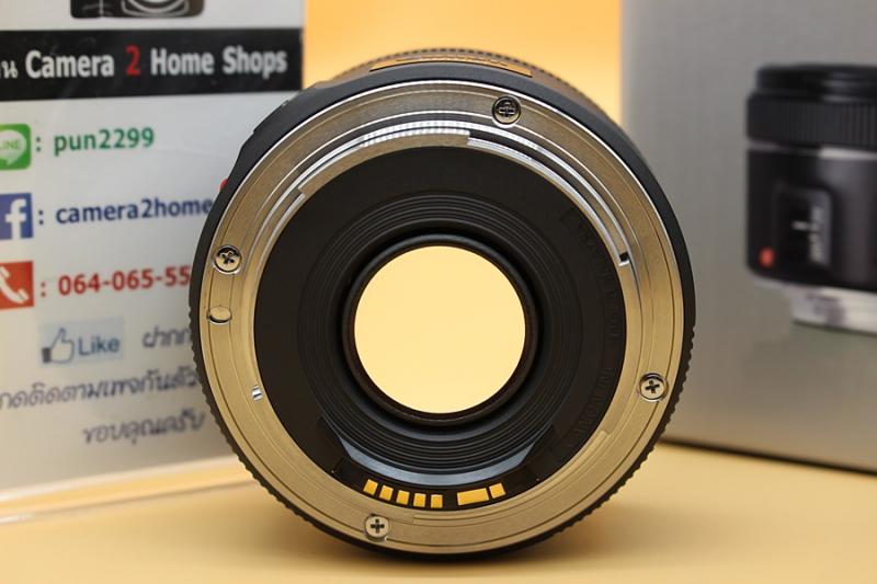 ขาย Lens CANON EF 50mm F1.8 STM อดีตประกันศูนย์ สภาพสวย  ไร้ฝ้า รา ตัวหนังสือคมชัด อุปกรณ์ครบกล่องพร้อม Filter  อุปกรณ์และรายละเอียดของสินค้า 1.Lens CANON 
